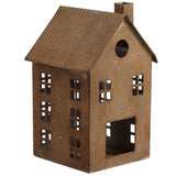 19.5"metal House Candleholder