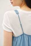 Denim-look Tencel Dress