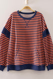 Colorblock Stripe Top