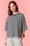 Hayley Striped Round Neck