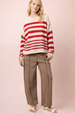 Stitch Detail Casual Knit Pants