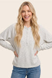 Half Snap Button Neck