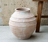 14" Antique Wash Rd. Terra Cotta Vase