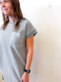 Crew Neck Short Sleeve Dress