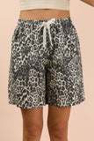 Leopard Printed Casual Comfy Shorts